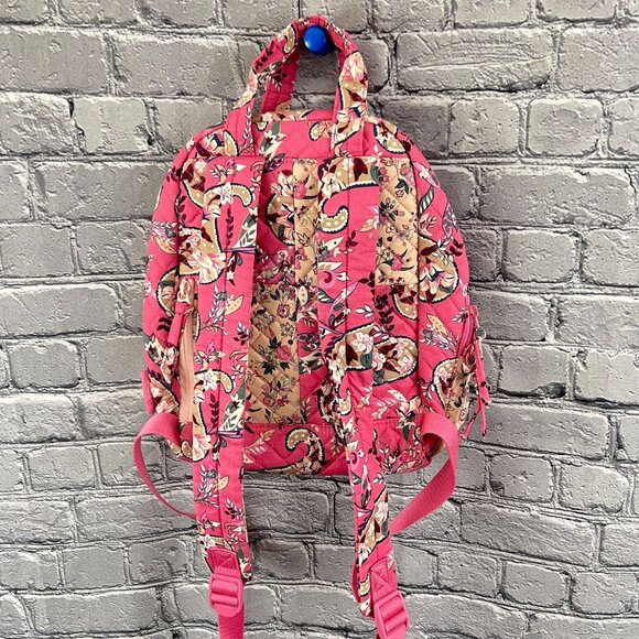 Vera Bradley Botanical Paisley Pink Totepack Backpack - Picture 3 of 6